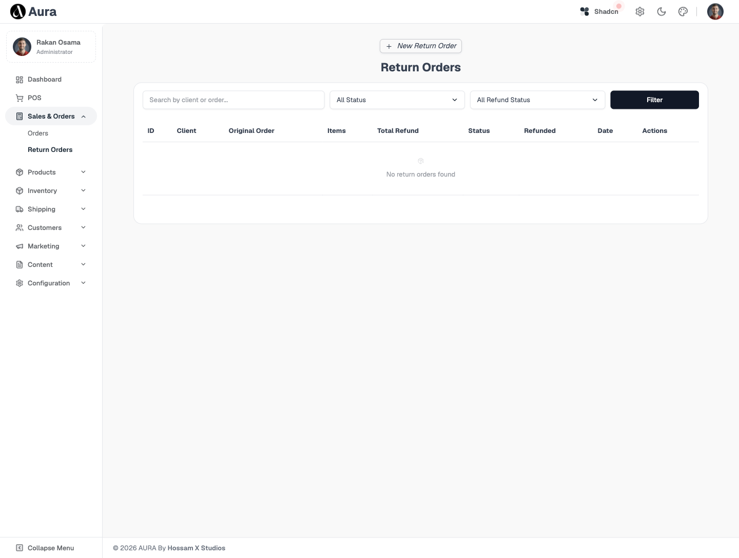 Return Orders