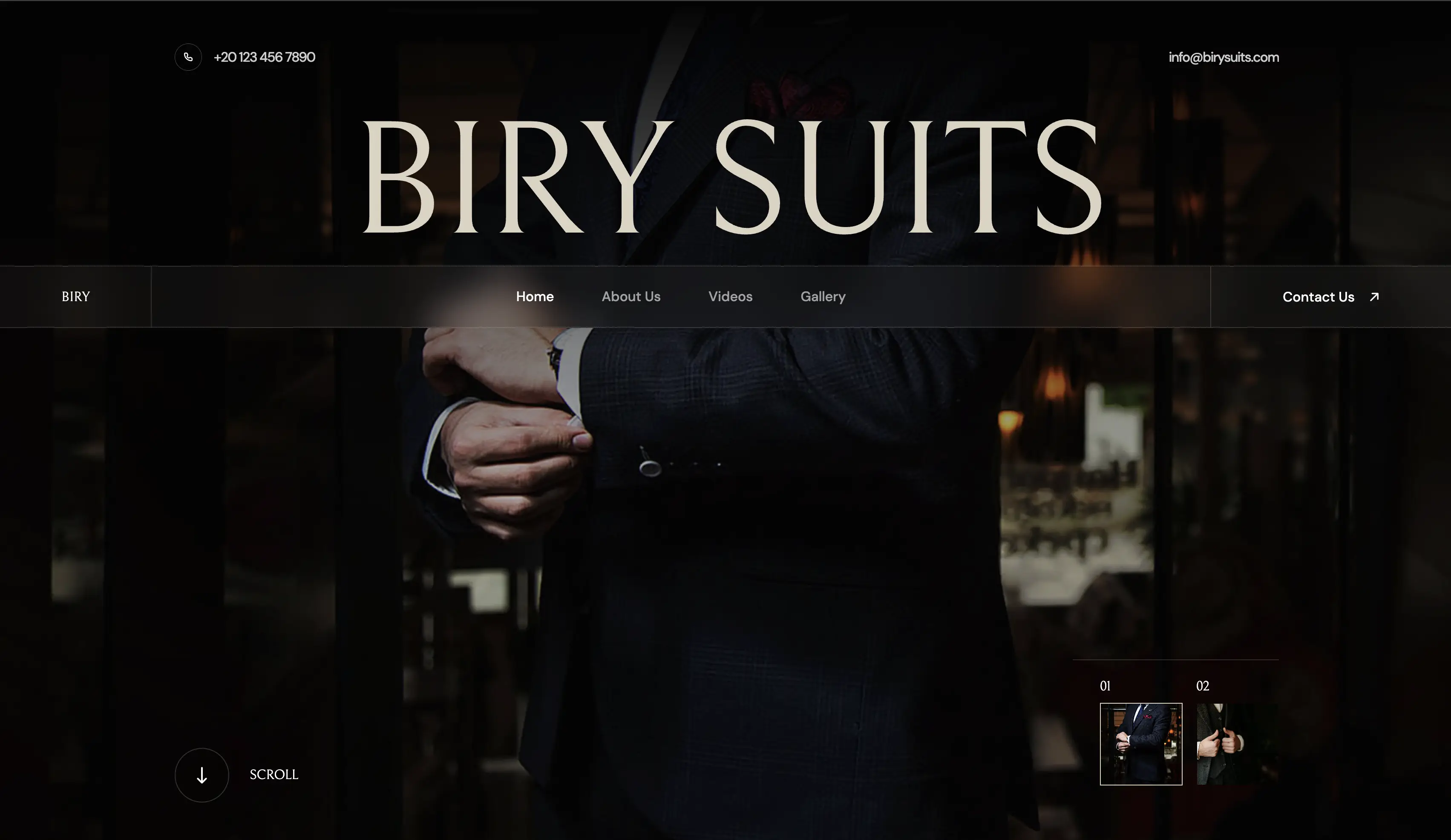 Biry Suits &mdash;   Bespoke Tailoring Platform
