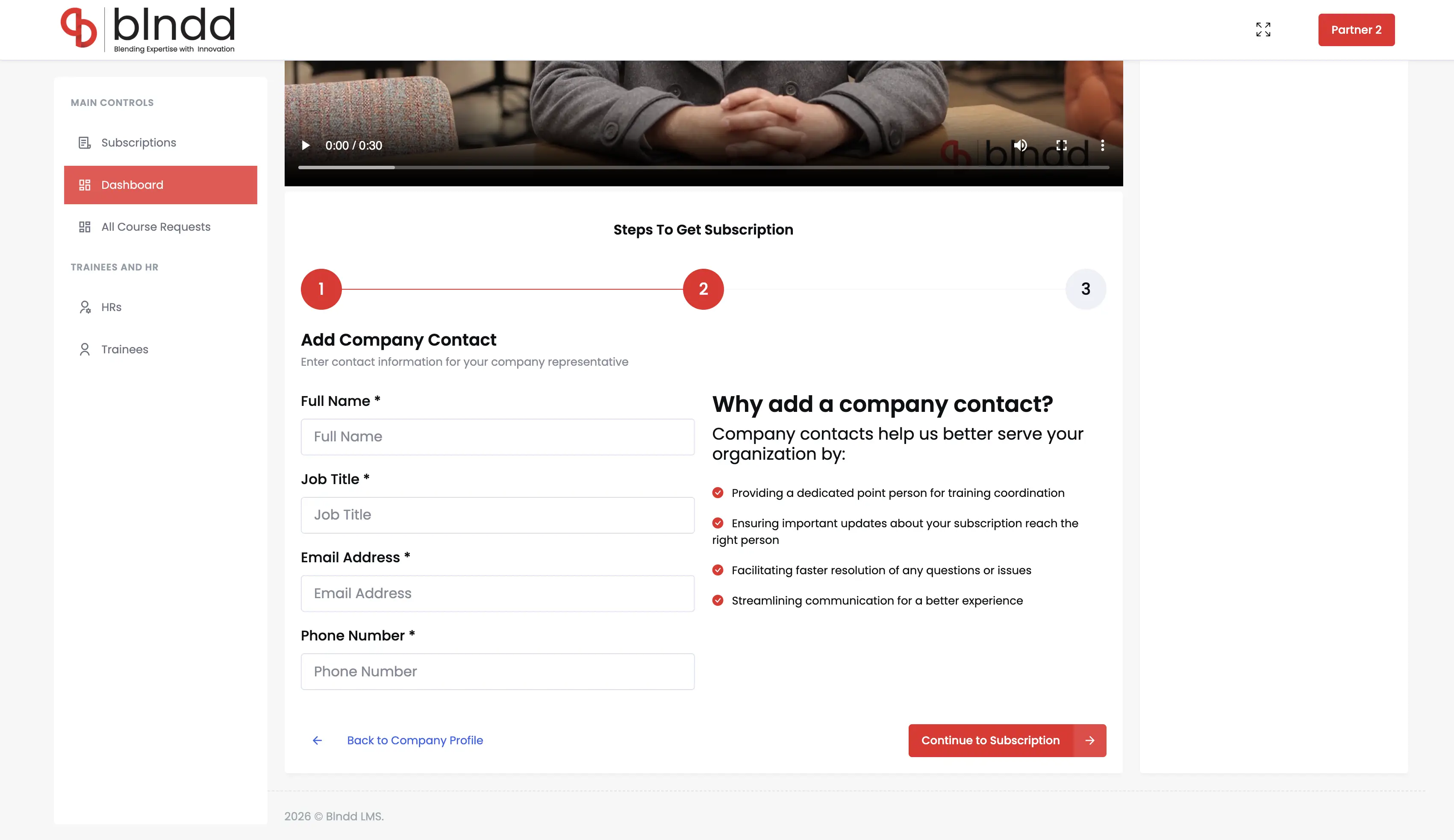 Company Contact