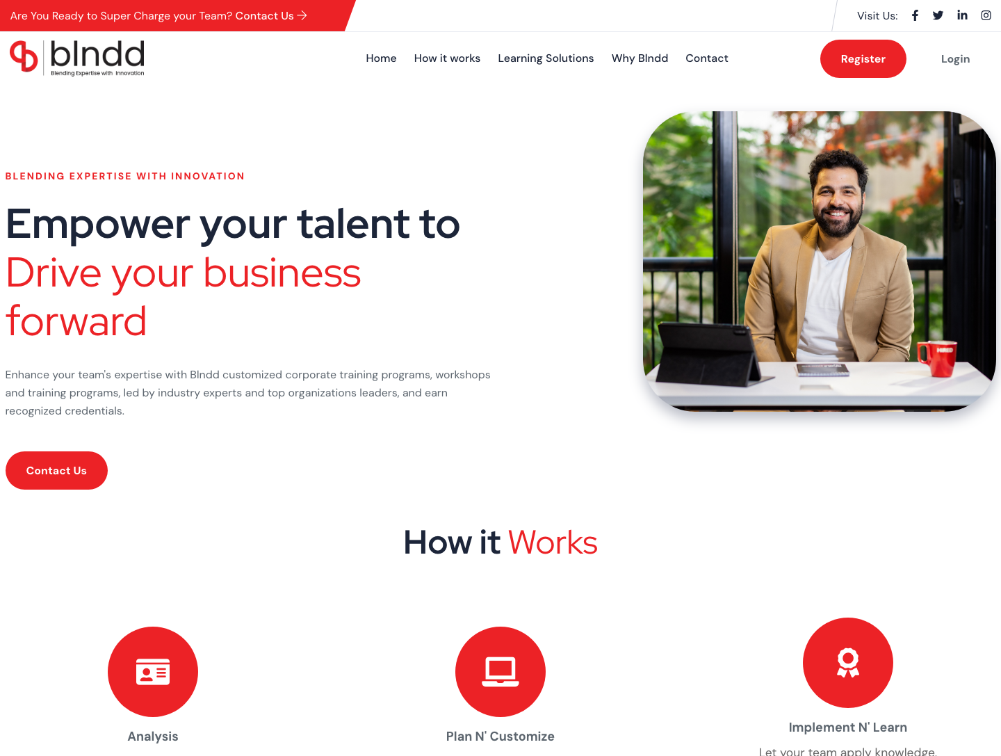 Blndd Brand Hero / Dashboard