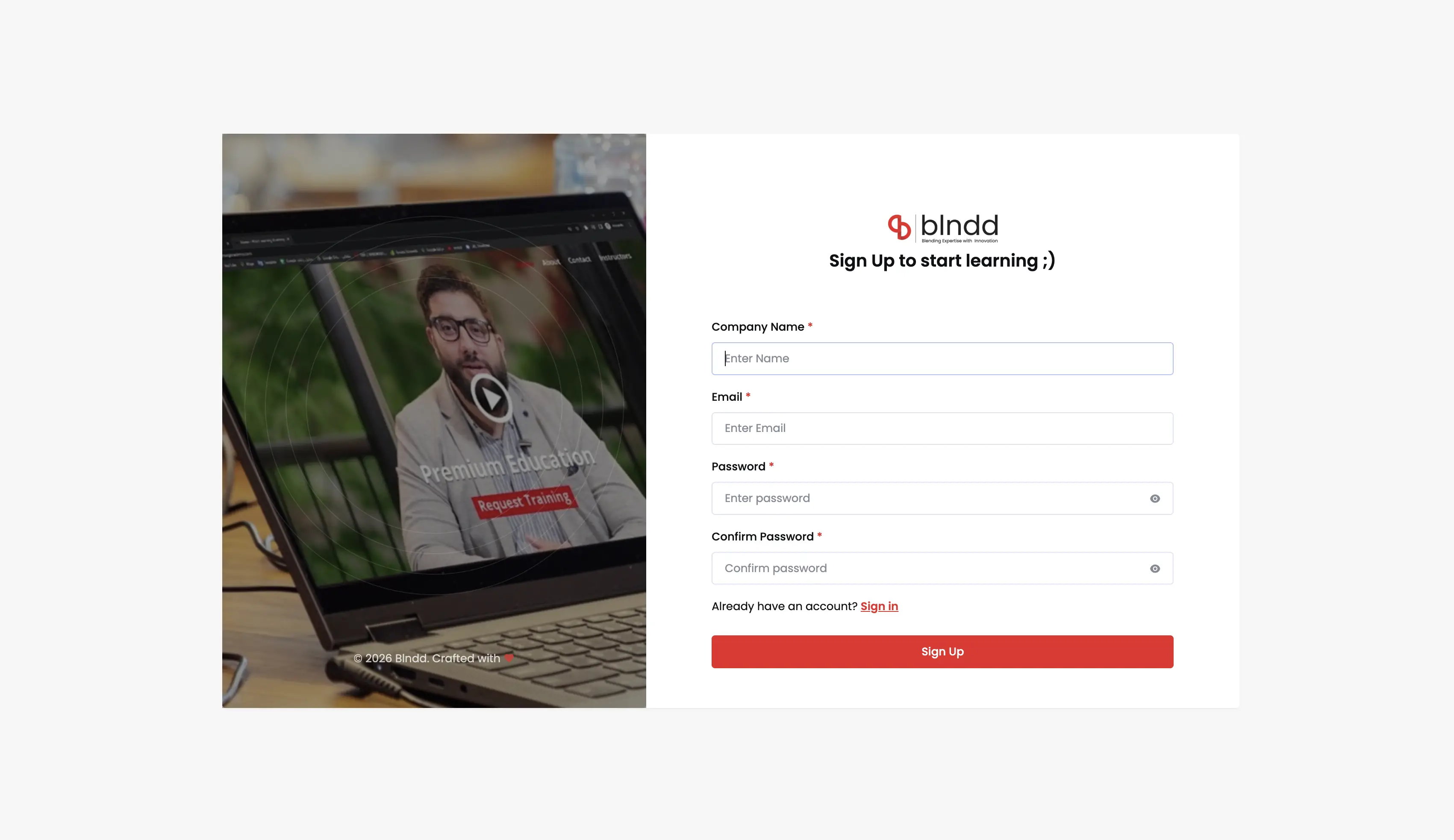 Signup &amp; Login