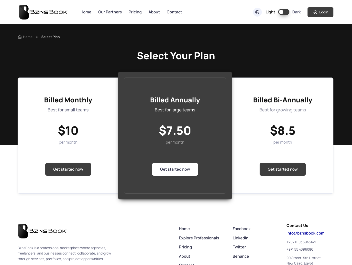Pricing