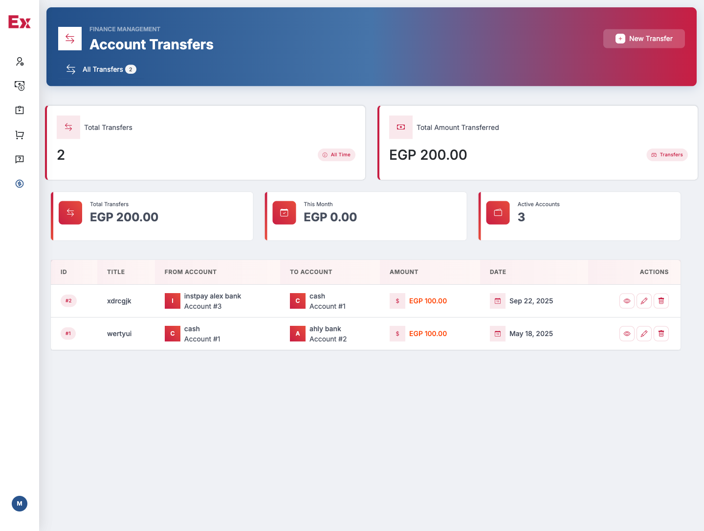 Transfers