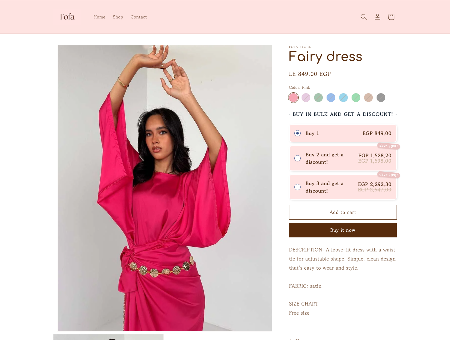 Fairy Dress / Blue