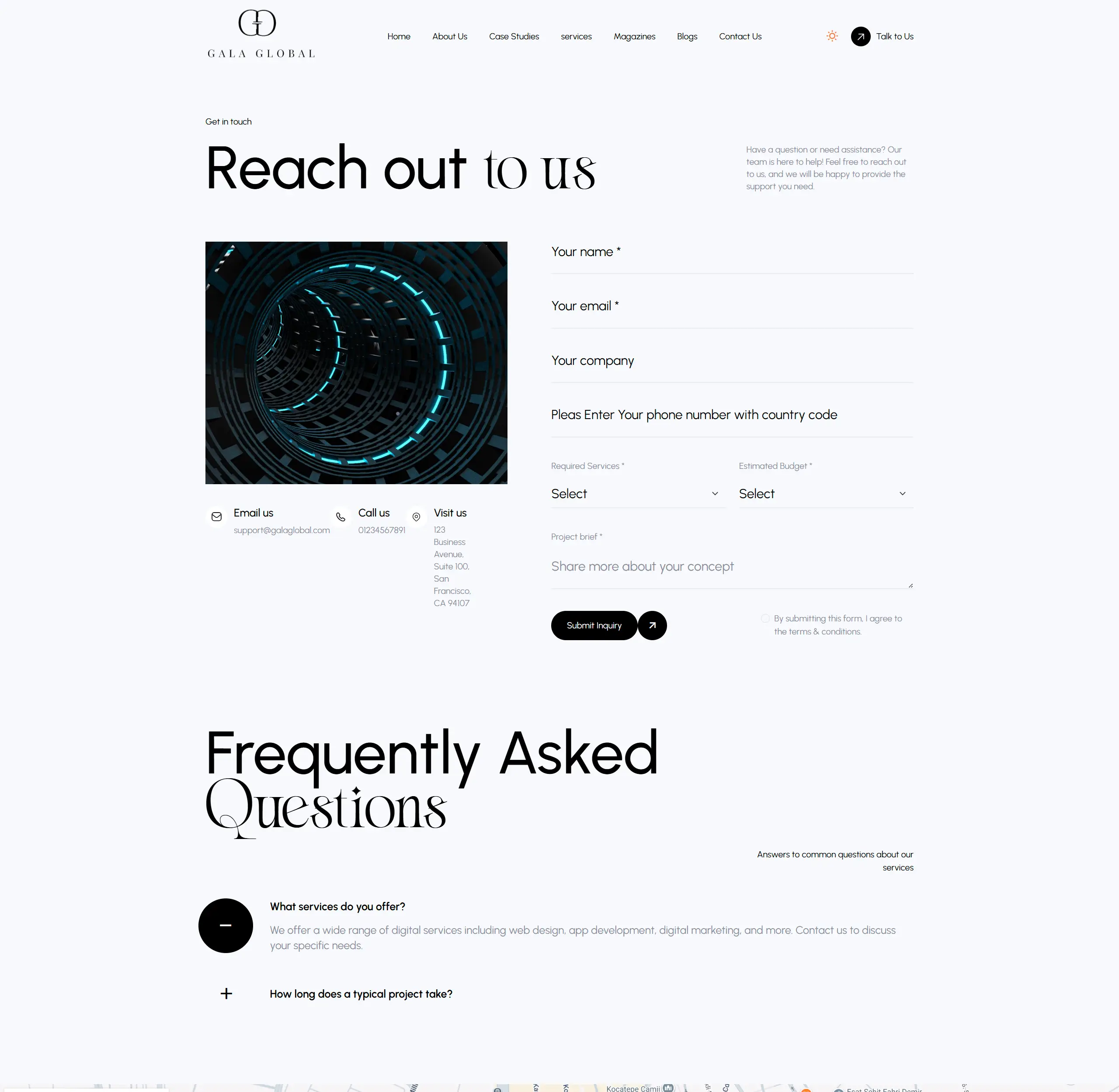 Contact &amp; Service Application