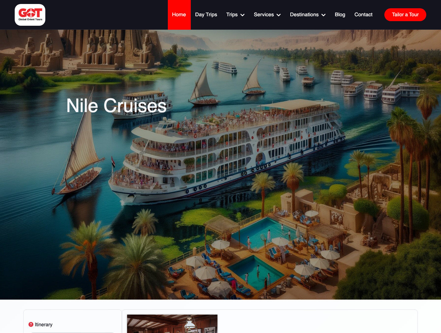Global Orient Nile cruises